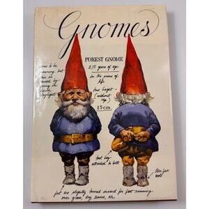 VTG Gnomes Book Rien Poortvliet Wil Huygen Watercolor Illustrations Hardcover